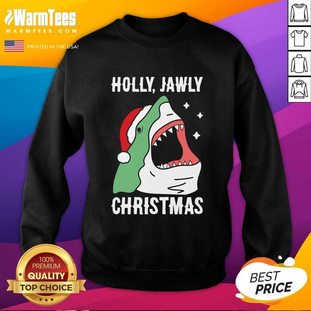 Good Shark Holly Jawly Christmas Shirt