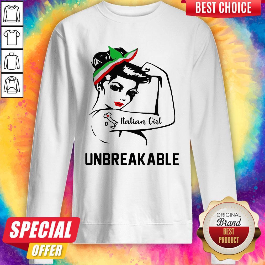 Good Strong Woman Tattoo Italian Girl Unbreakable T-Shirt