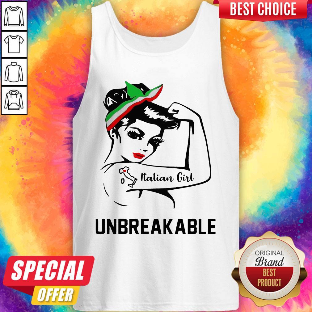 Good Strong Woman Tattoo Italian Girl Unbreakable T-Shirt
