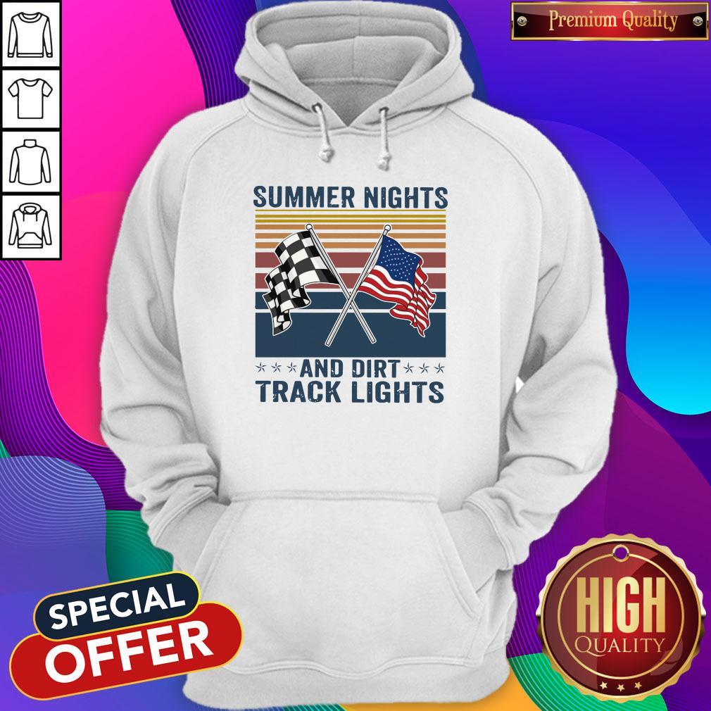 Good Summer Nights And Dirt Track Lights Vintage Shirt