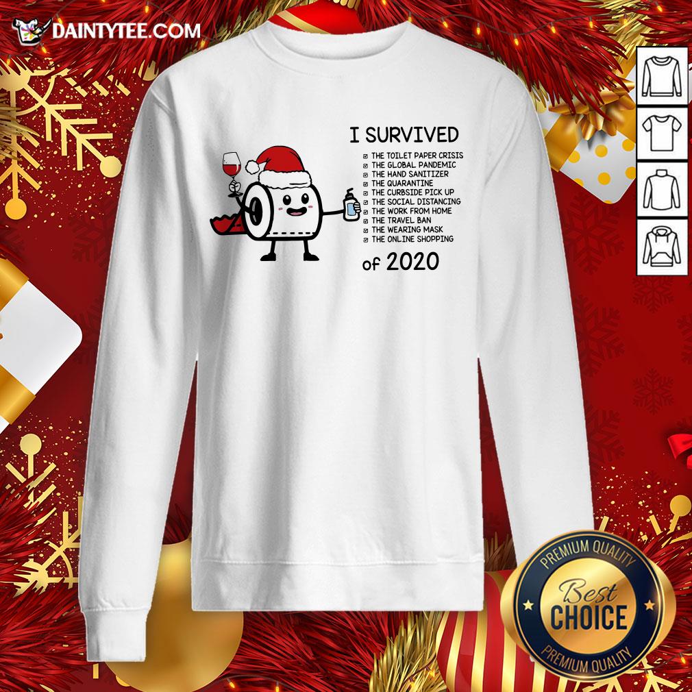 Good Toilet Paper I Survived The Global Pandemic Of 2020 Christmas Shirt