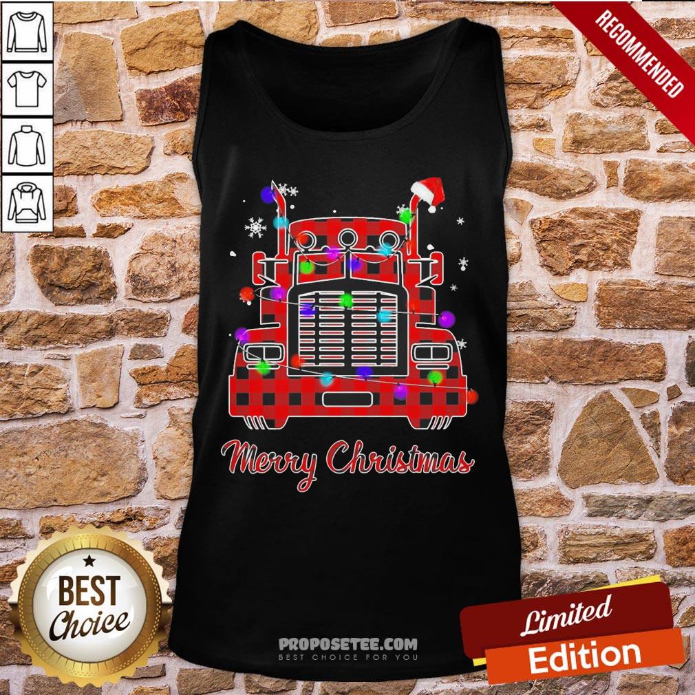 Good Truck Light Merry Christmas Shirt