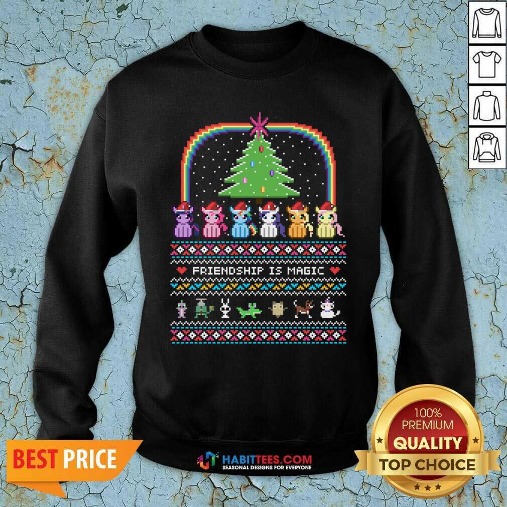 Good Unicorn Friendship Is Magic Ugly Christmas Shirt