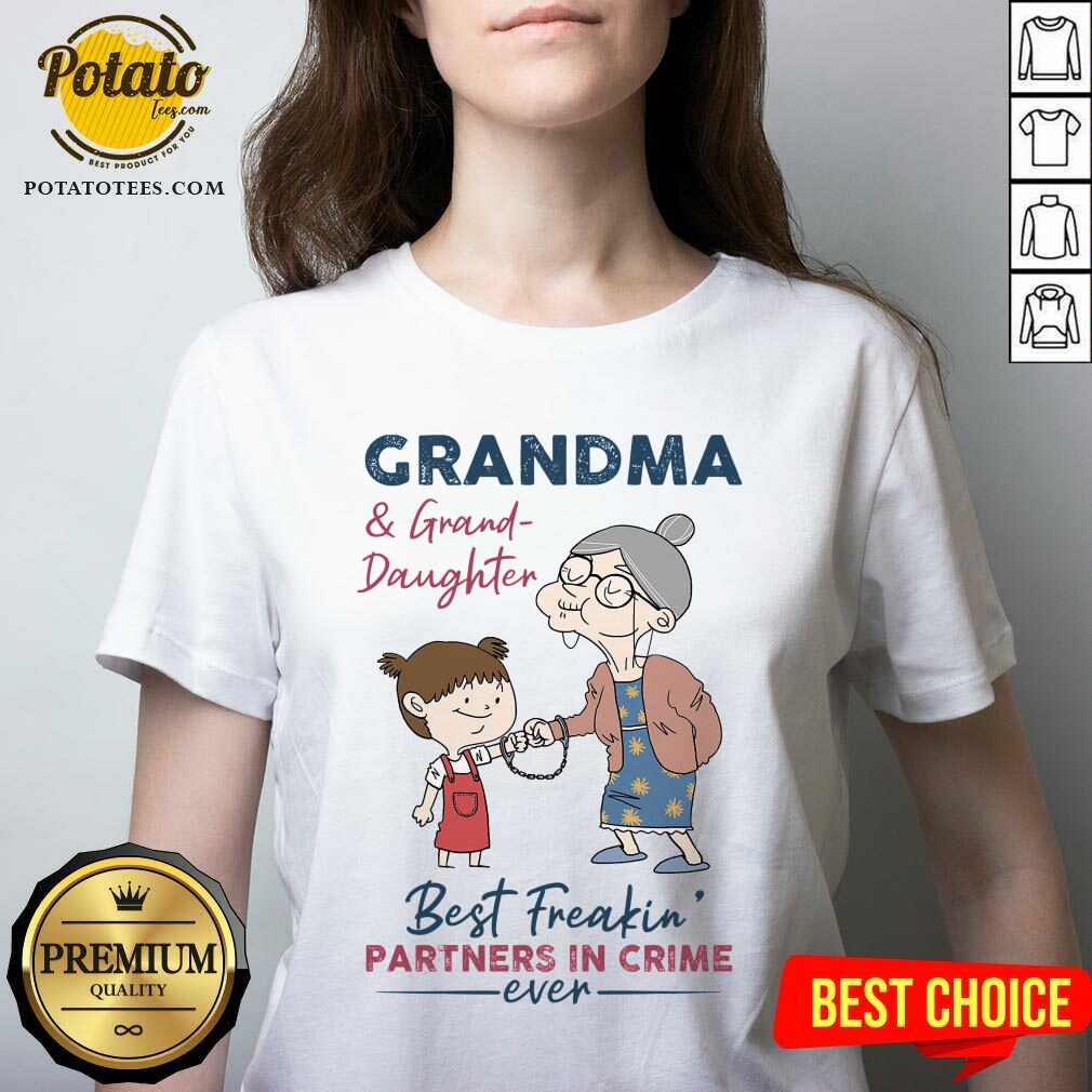 Grandma And Granddaughter Best Freakin' Partners In Crime Shirt