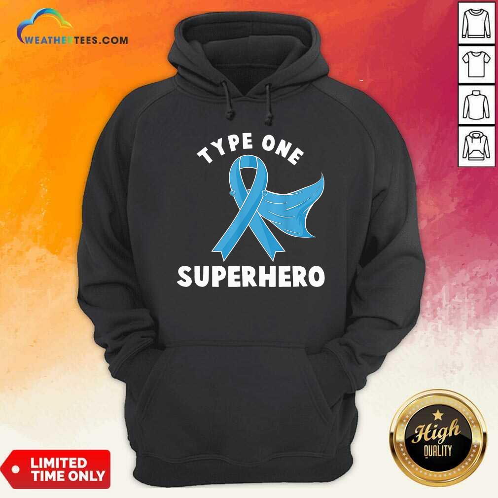 Grateful Type One Superhero Diabetes Awareness Diabetic Shirt