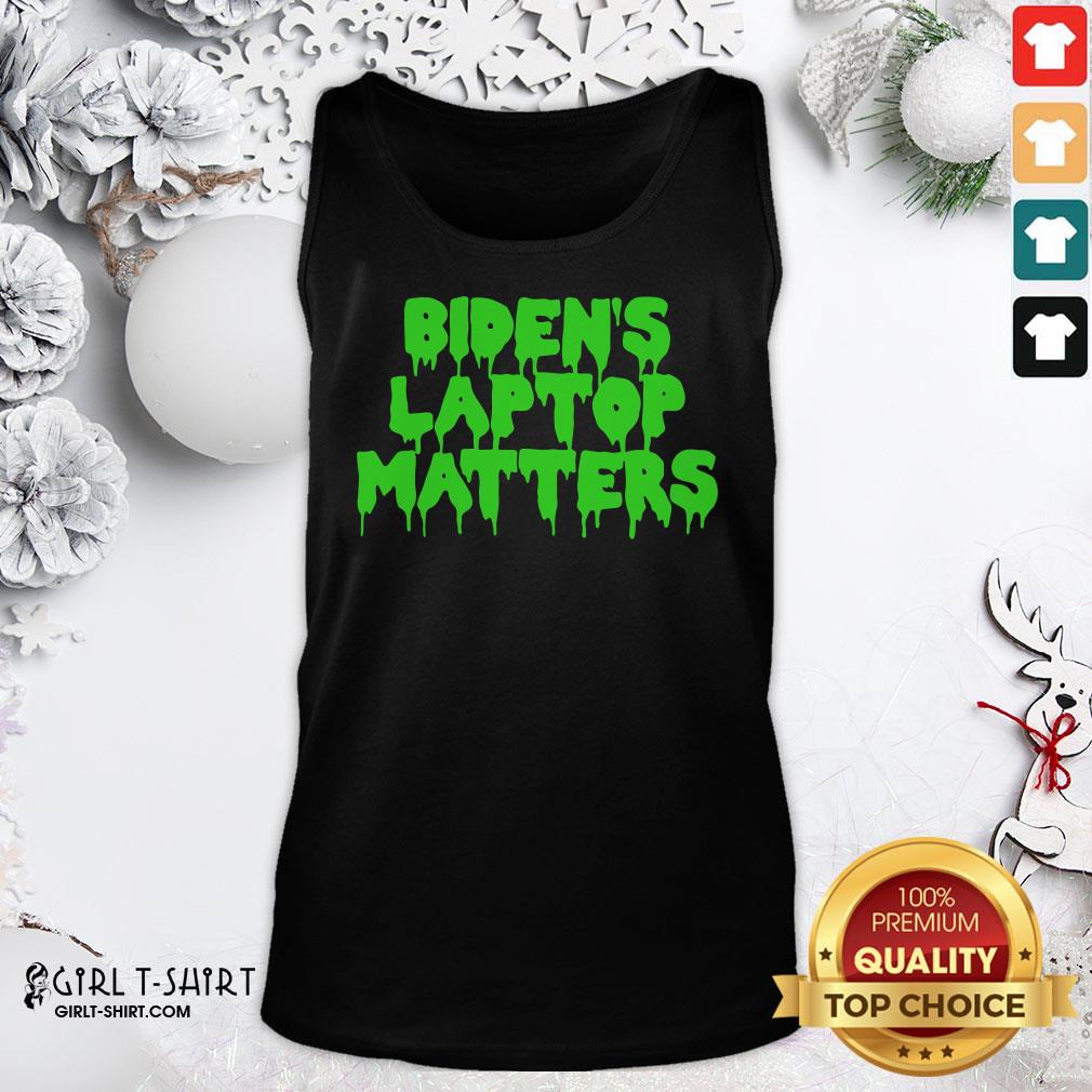 Gray Biden’s Laptop Matters Political Swamp Green Shirt