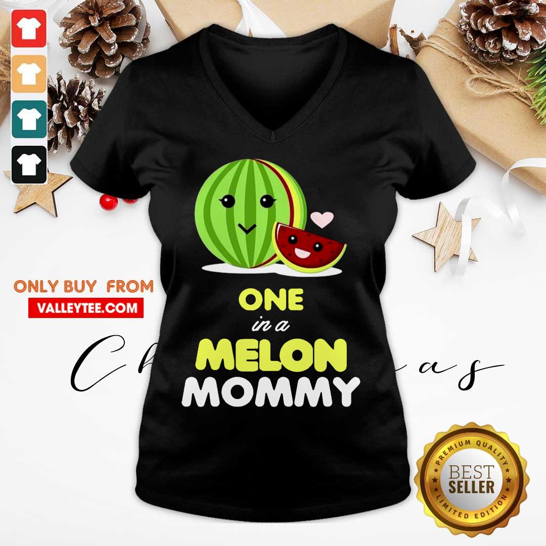Great One In A Melon Mommy Funny Fruit Watermelon Mom Funny Shirt