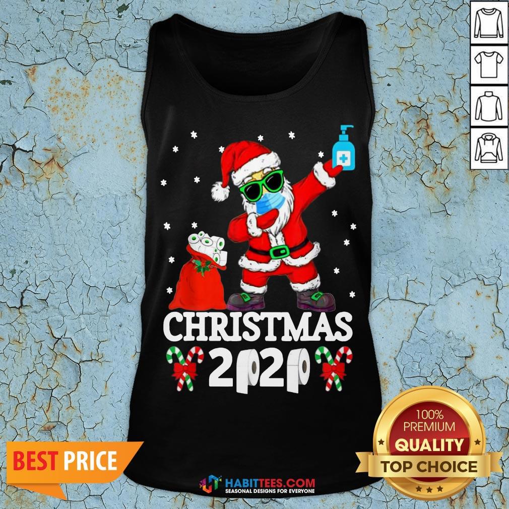 Great Santa Claus Dabbing Toilet Paper Christmas 2020 Shirt
