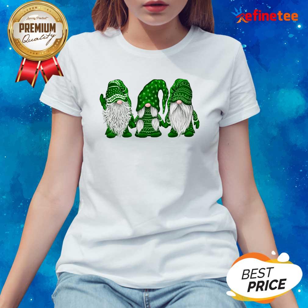 Green Three Gnomes St Patrick's Day Shirt