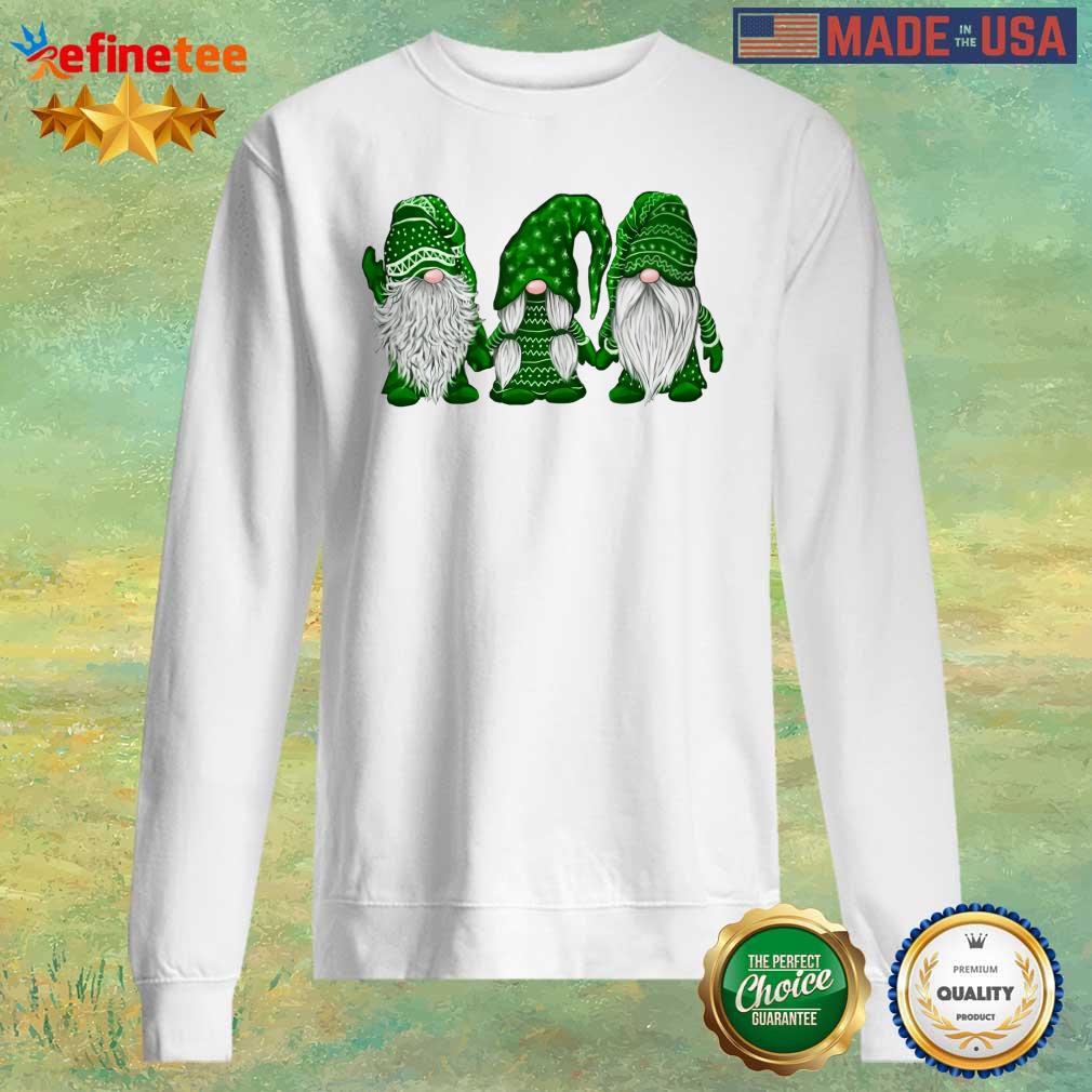 Green Three Gnomes St Patrick's Day Shirt