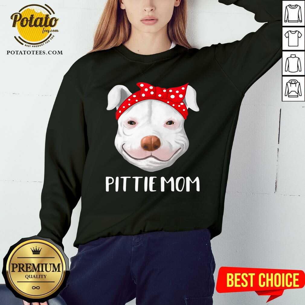 Pitbull Dog Lovers Pittie Mom Mothers Day Gift Shirt