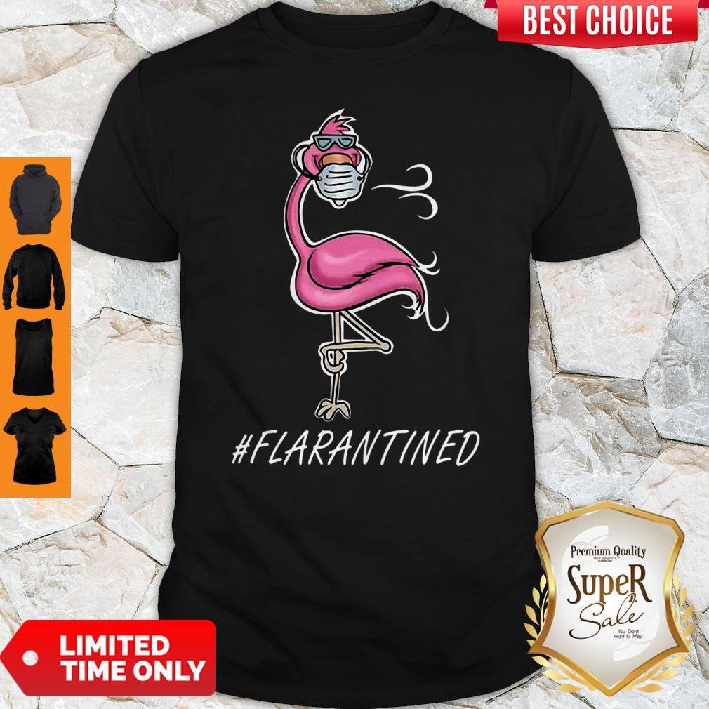 Top Flarantined Flamingo Quarantined Coronavirus Shirt