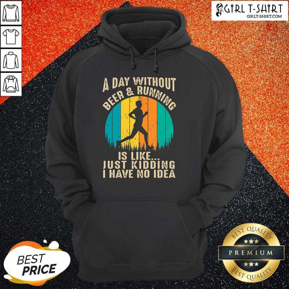 A Day Without Beer And Running Vintage Shirt
