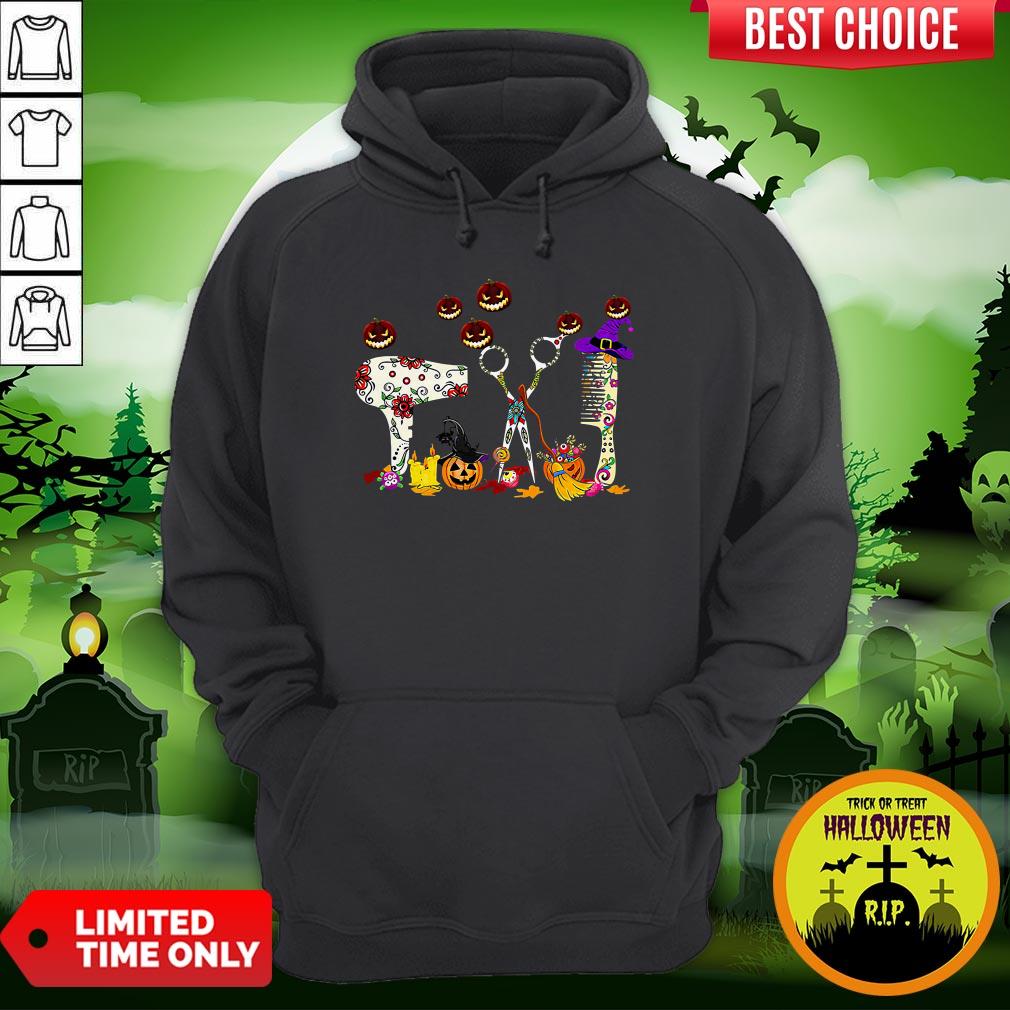 Hairstylists Pumpkin Halloween Shirt