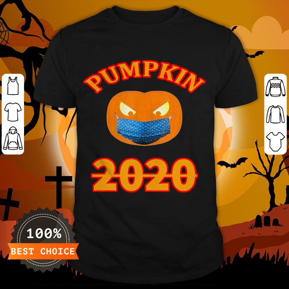 Halloween 2020 Pumpkin Wearing Mask T-Shirt