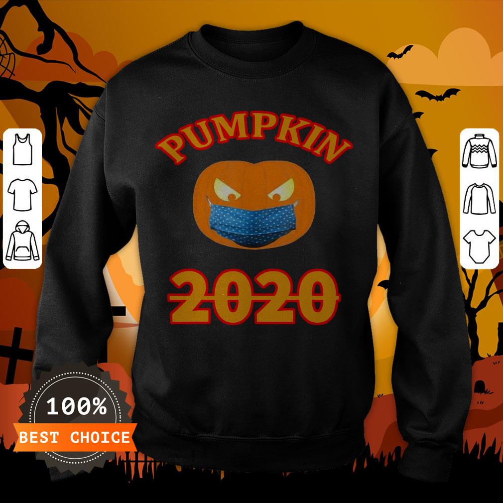 Halloween 2020 Pumpkin Wearing Mask T-Shirt