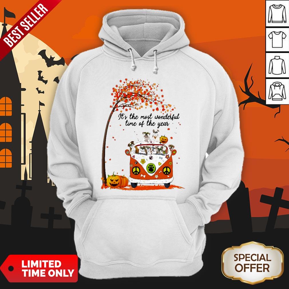 Halloween Bulldogs Pumpkin It’s The Most Wonderful Time Of The Year Shirt