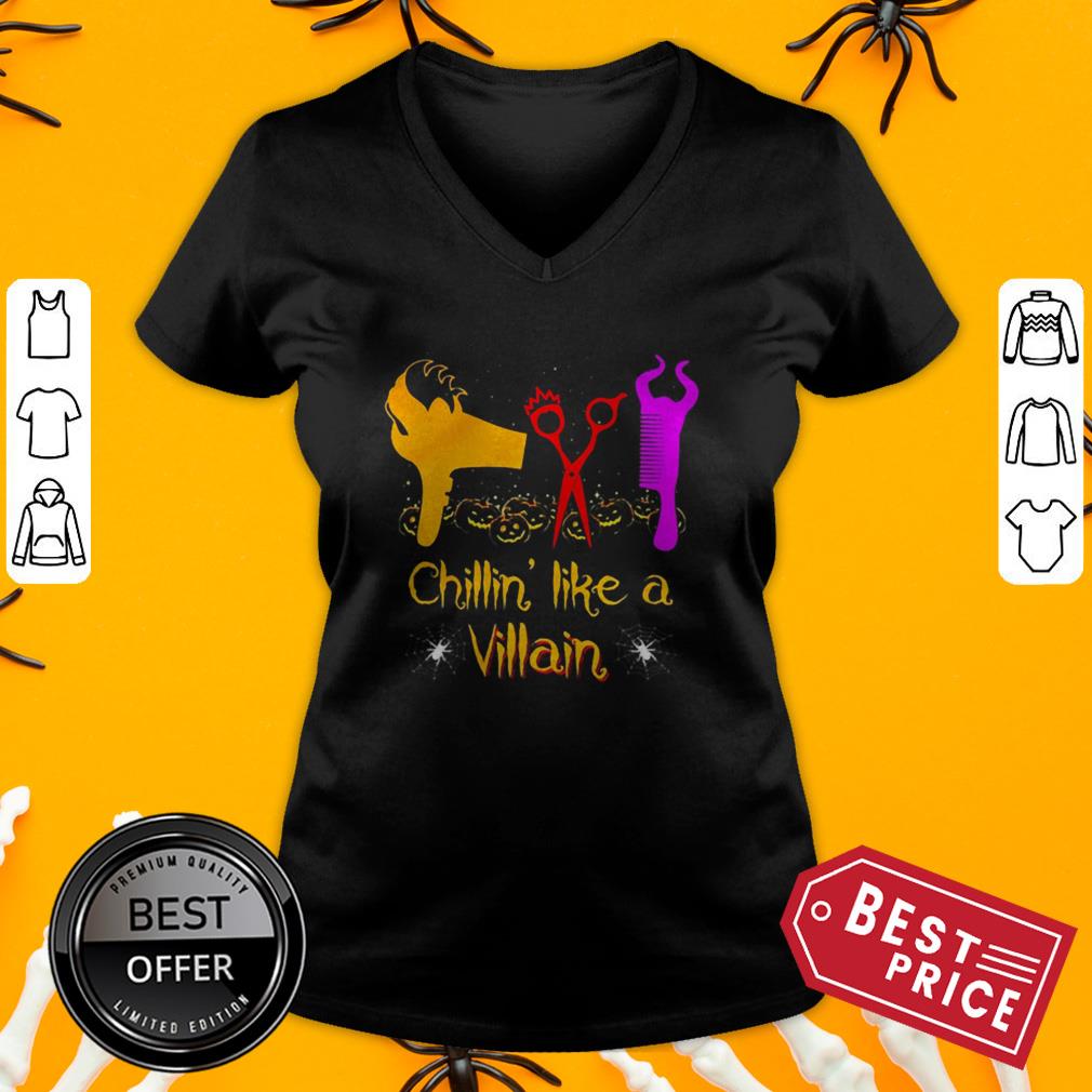 Halloween Hairstyles Chillin Like A Villain Shirt
