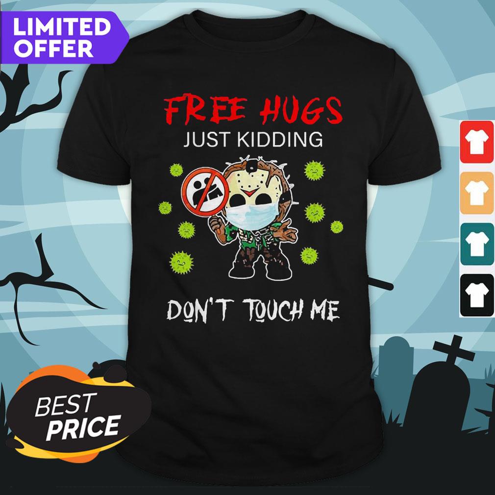 Halloween Jason Voorhees Chibi Free Hugs Just Kidding Don’t Touch Me Shirt