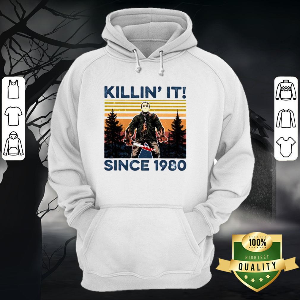 Halloween Jason Voorhees Killin It Since 1978 Vintage Retro Mountain Shirt