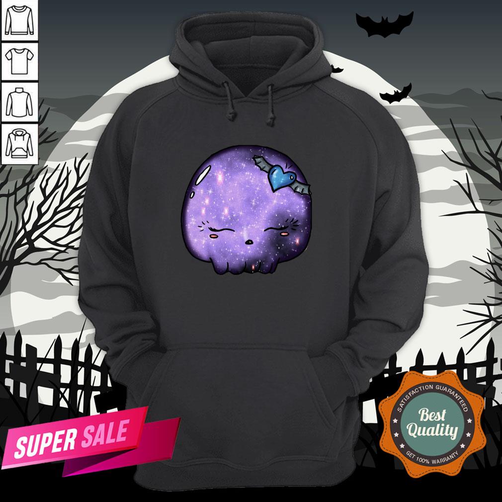 Halloween Purple Moon Skull Kawaii Cute Sugar Skull Shirt