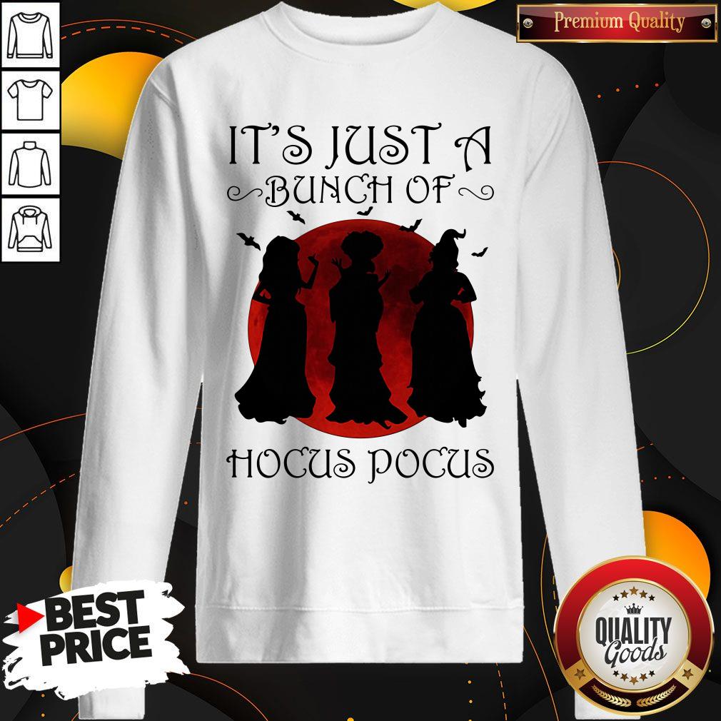 Halloween Witch It'S Just A Bunch Of Hocus Pocus Shirt
