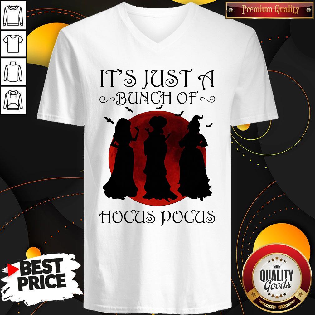 Halloween Witch It'S Just A Bunch Of Hocus Pocus Shirt