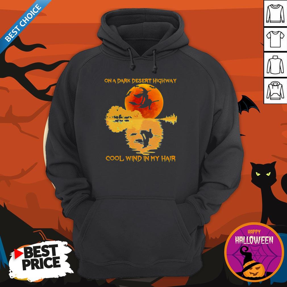 Halloween Witch On A Dark Desert Highway Cool Wind In My Hair Shirt