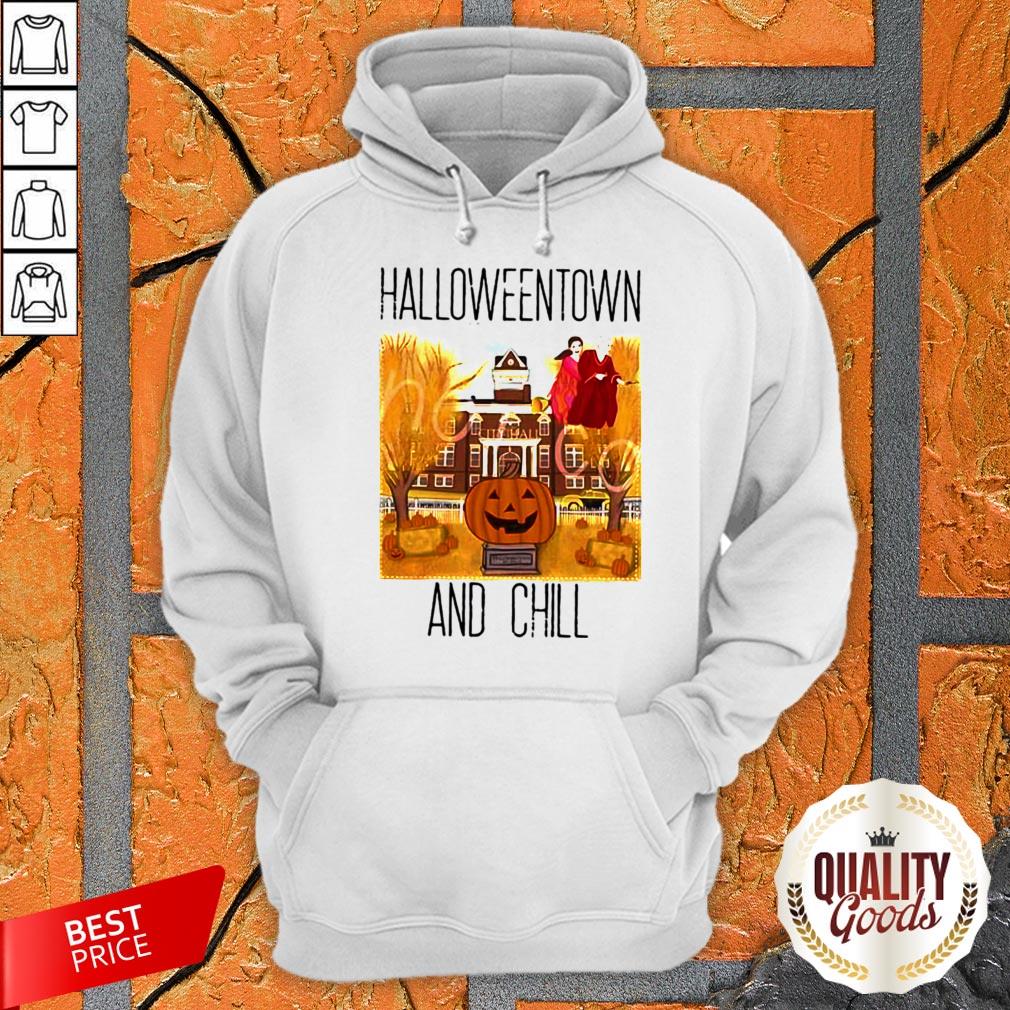 Halloweentown And Chill Pumokin Shirt