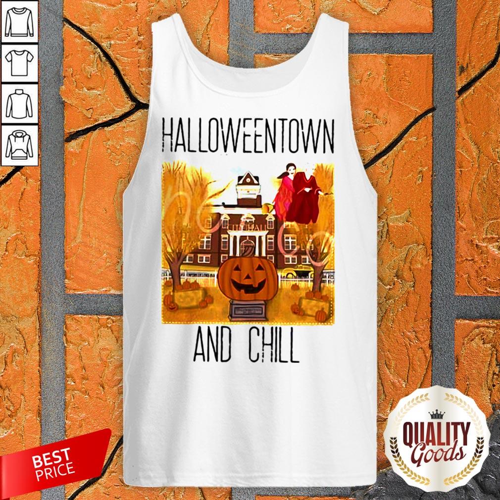 Halloweentown And Chill Pumokin Shirt