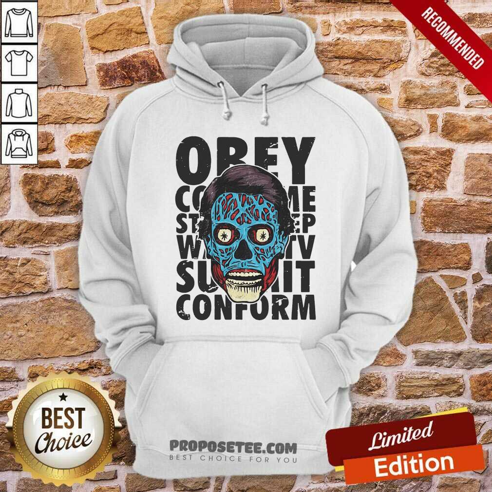 Happy Alien Propaganda They Live Orey Shirt