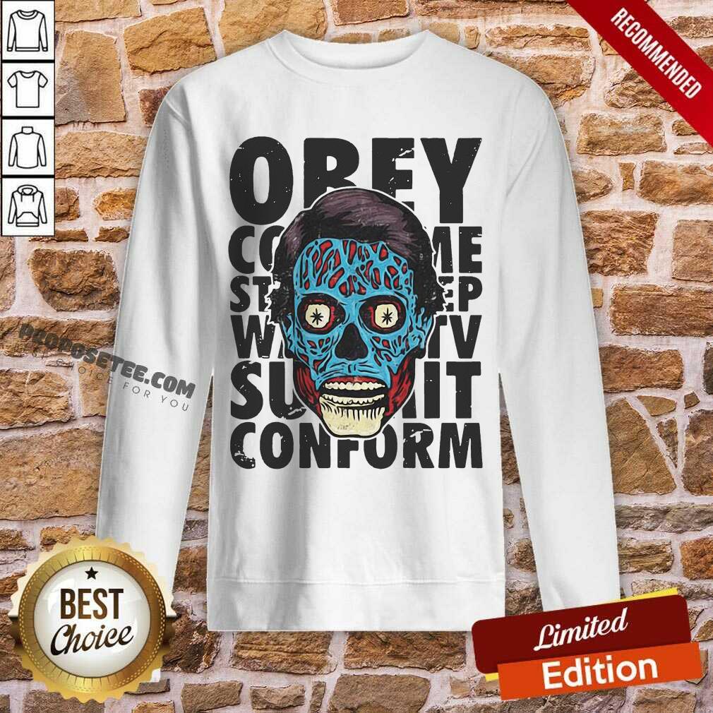 Happy Alien Propaganda They Live Orey Shirt