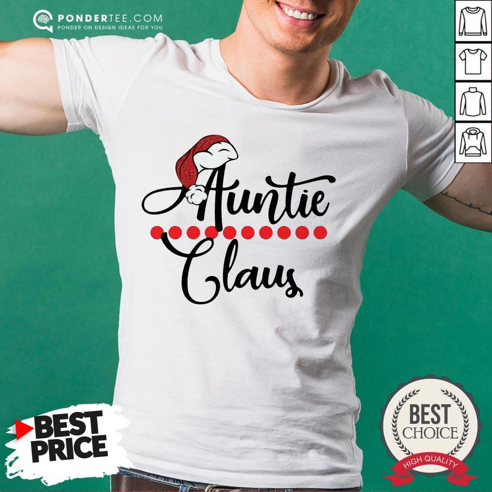 Happy Auntie Claus Christmas 2021 Shirt