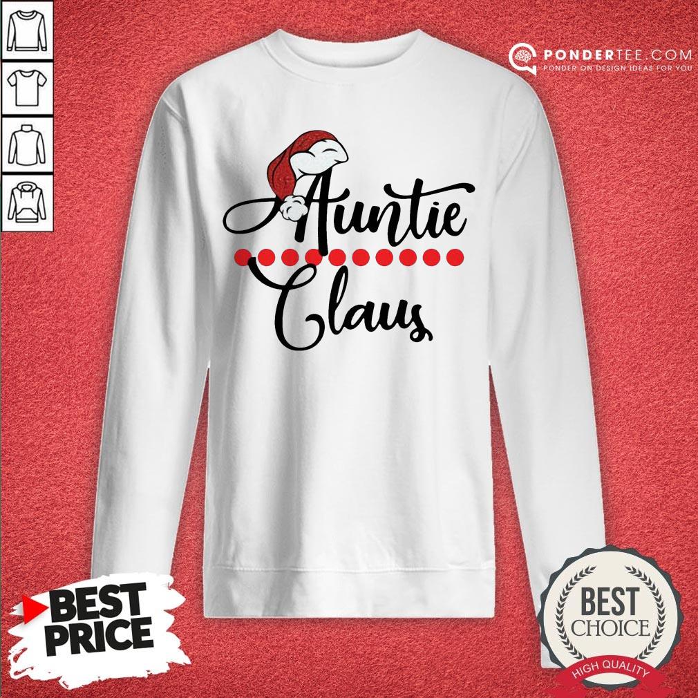 Happy Auntie Claus Christmas 2021 Shirt