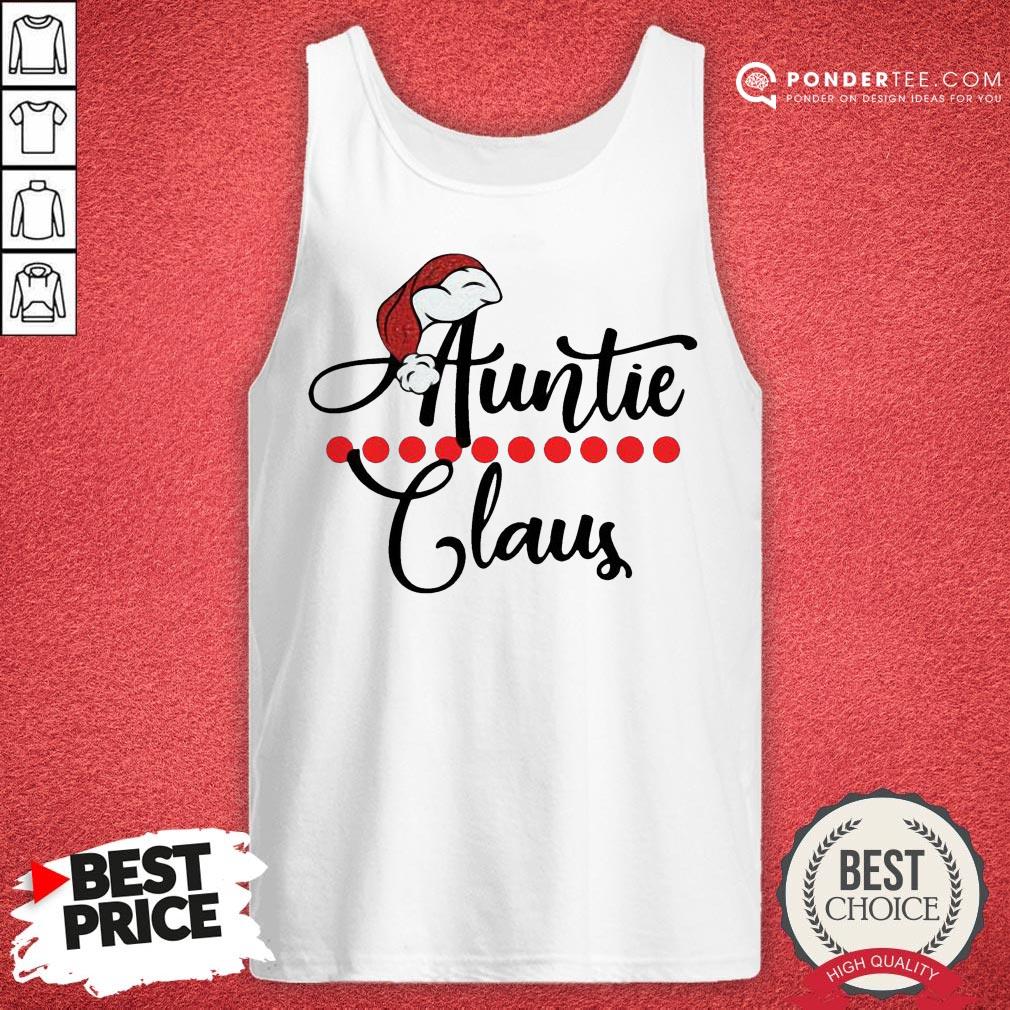 Happy Auntie Claus Christmas 2021 Shirt