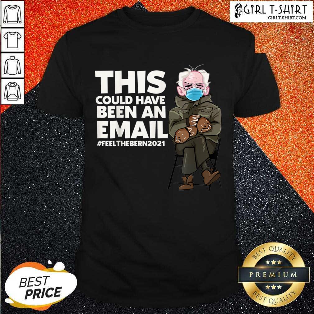 Happy Bernie Sanders Mittens Annoyed Funny Inauguration T shirt Classic Shirt