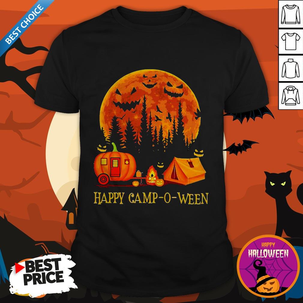 Happy Camp O Ween Funny Camping Halloween Shirt