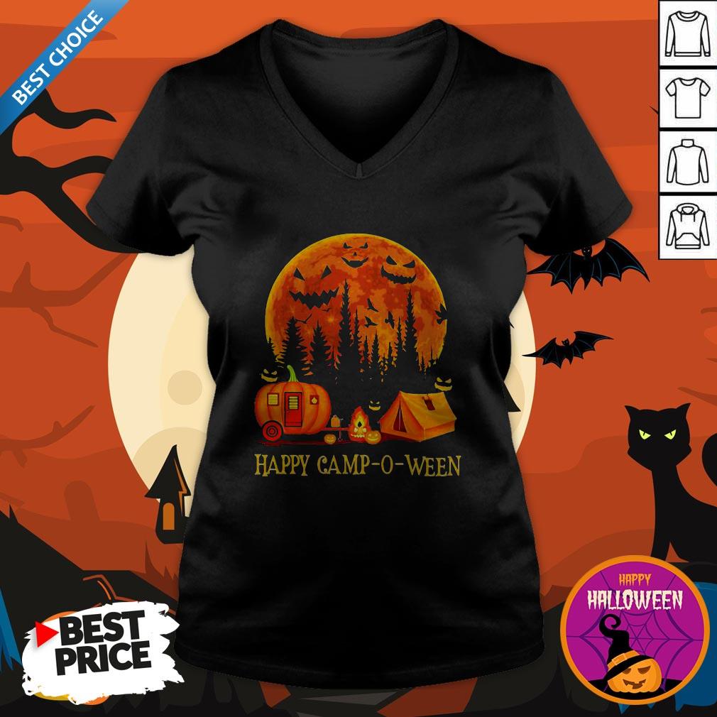 Happy Camp O Ween Funny Camping Halloween Shirt