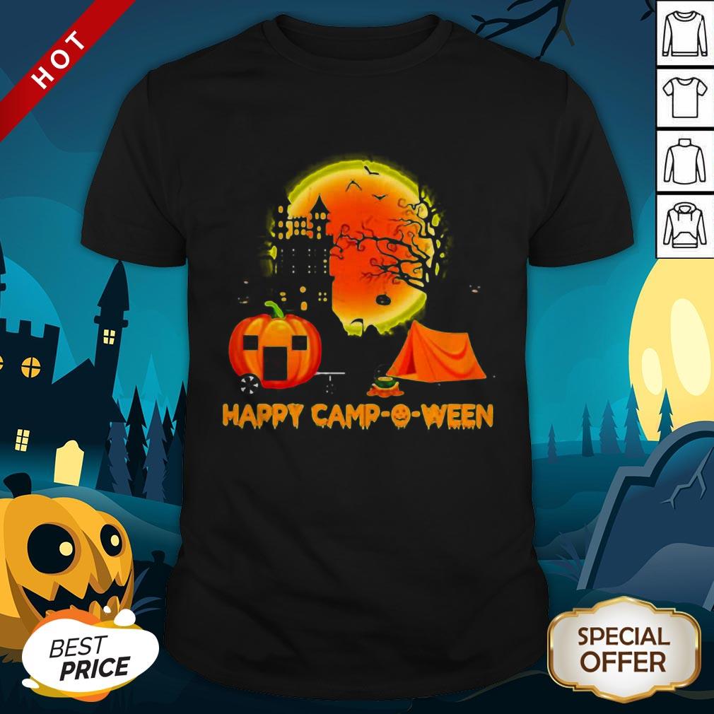 Happy Camp-O-Ween Halloween Pumpkin Moon Shirt