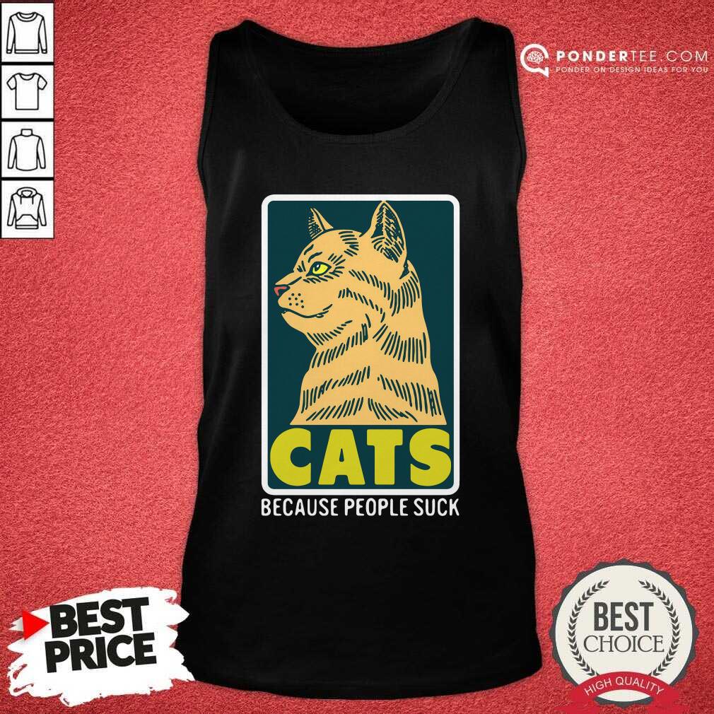 Happy Cats Because People Suck Shirt