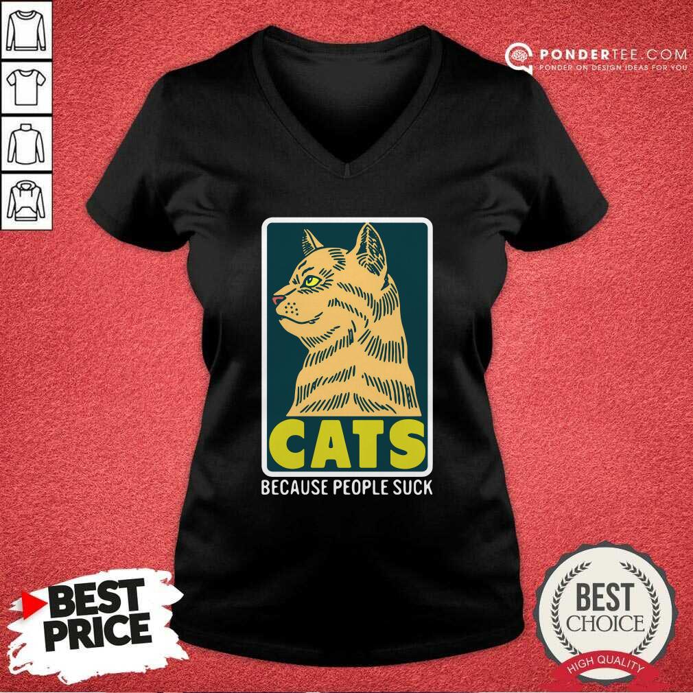 Happy Cats Because People Suck Shirt