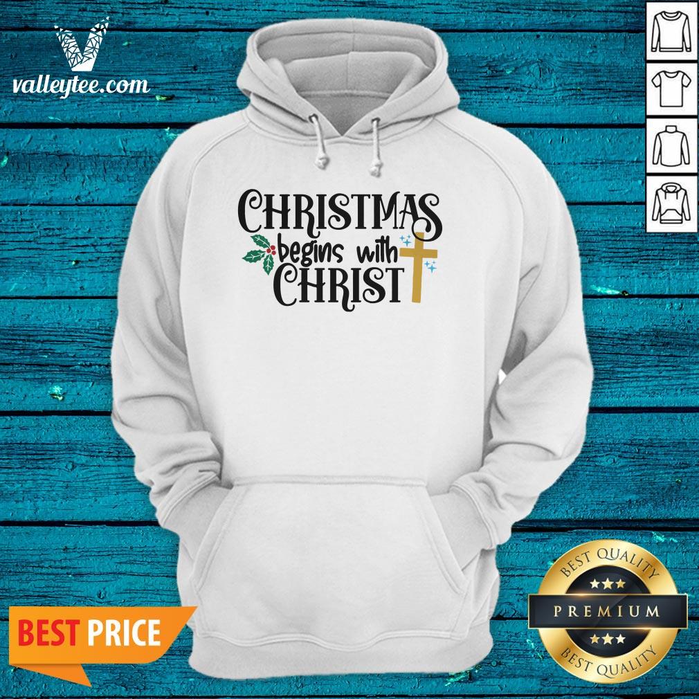 Happy Christmas Begin With Christ Jesus Shirt