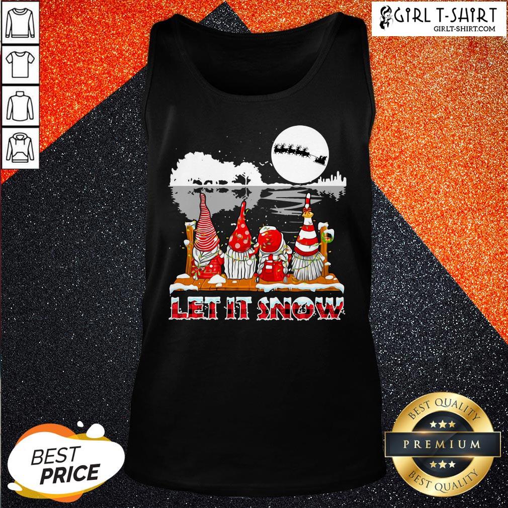 Happy Christmas Gnomies Let Is Snow Shirt