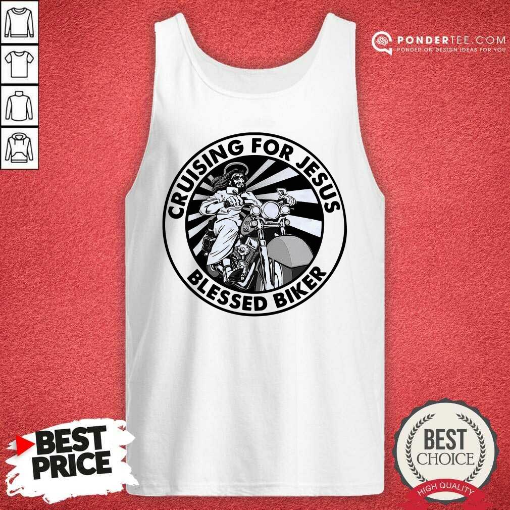 Happy Cruising For Jesus Blessed Biker Shirt