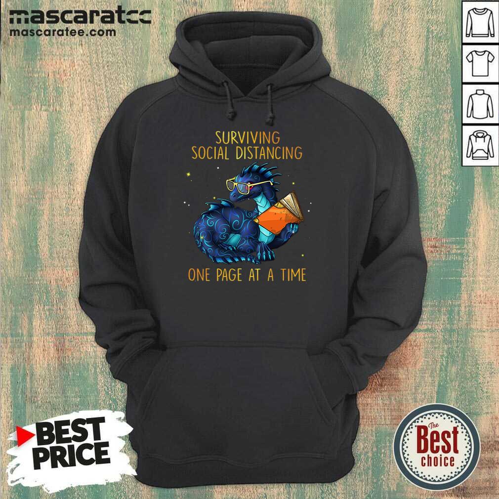 Happy Dragon Book Surviving Distancing One Page Shirt