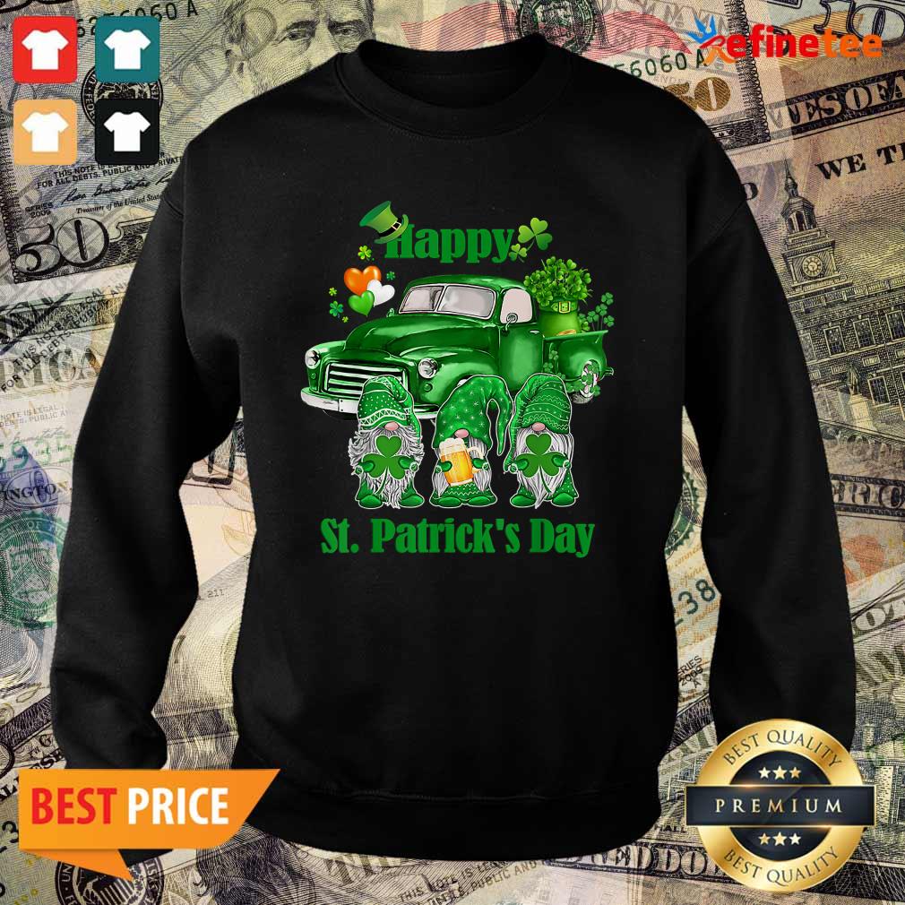 Happy Gnomes Truck St Patrick’s Day Shirt