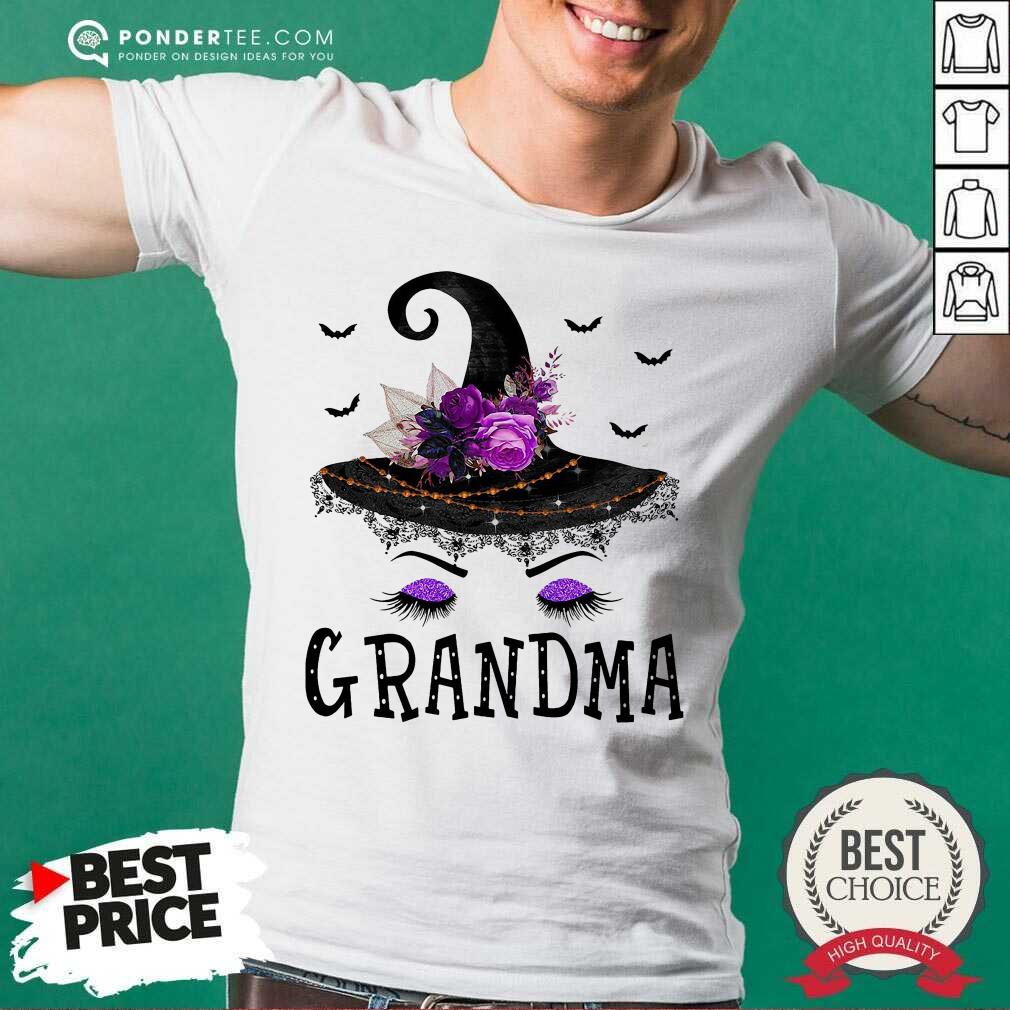 Happy Grandma Witch Hat Halloween Shirt