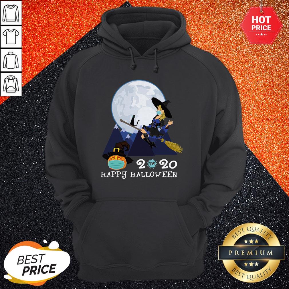 Happy Halloween 2020 Funny Witch Quarantined Shirt