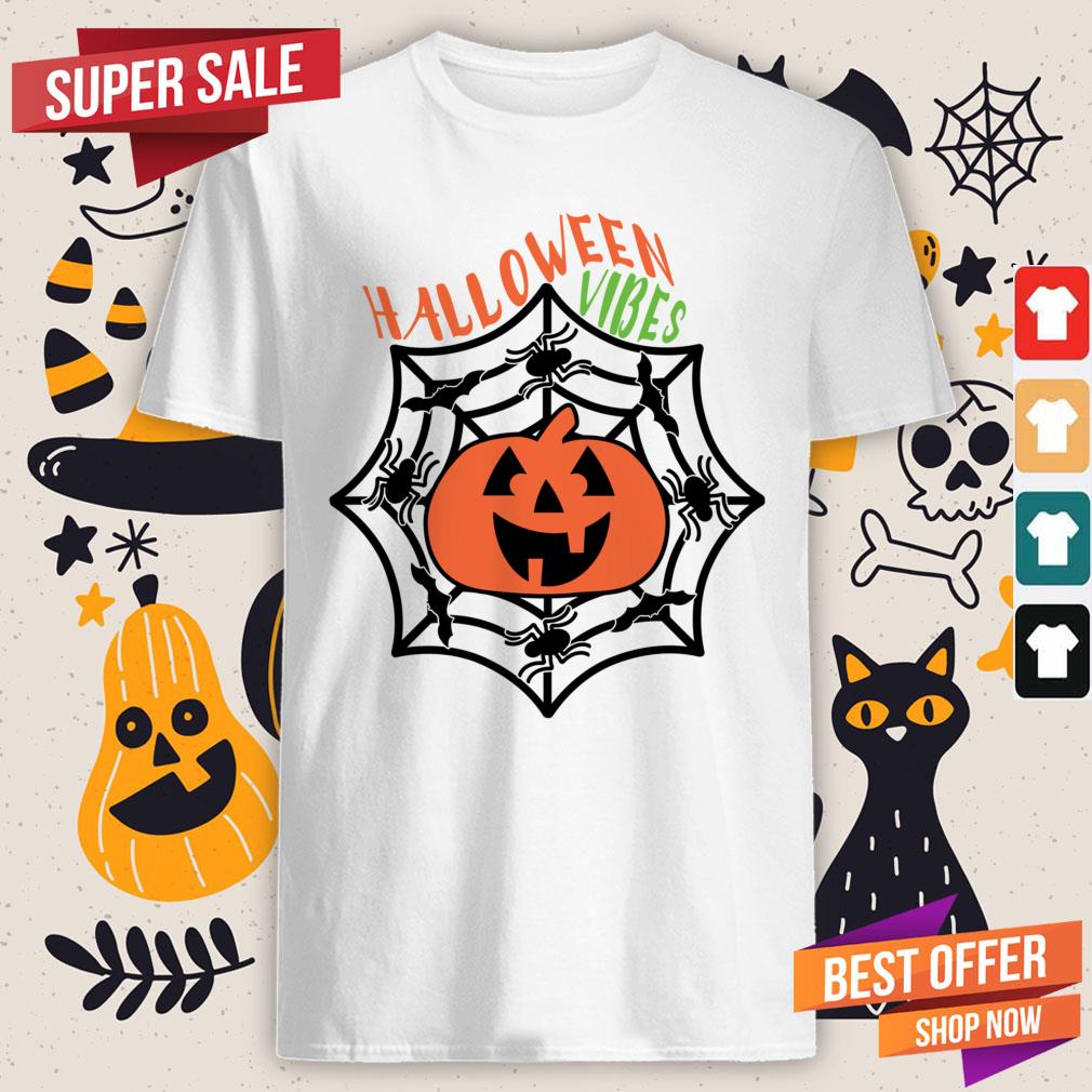Happy Halloween Vibes Pumpkin Shirt