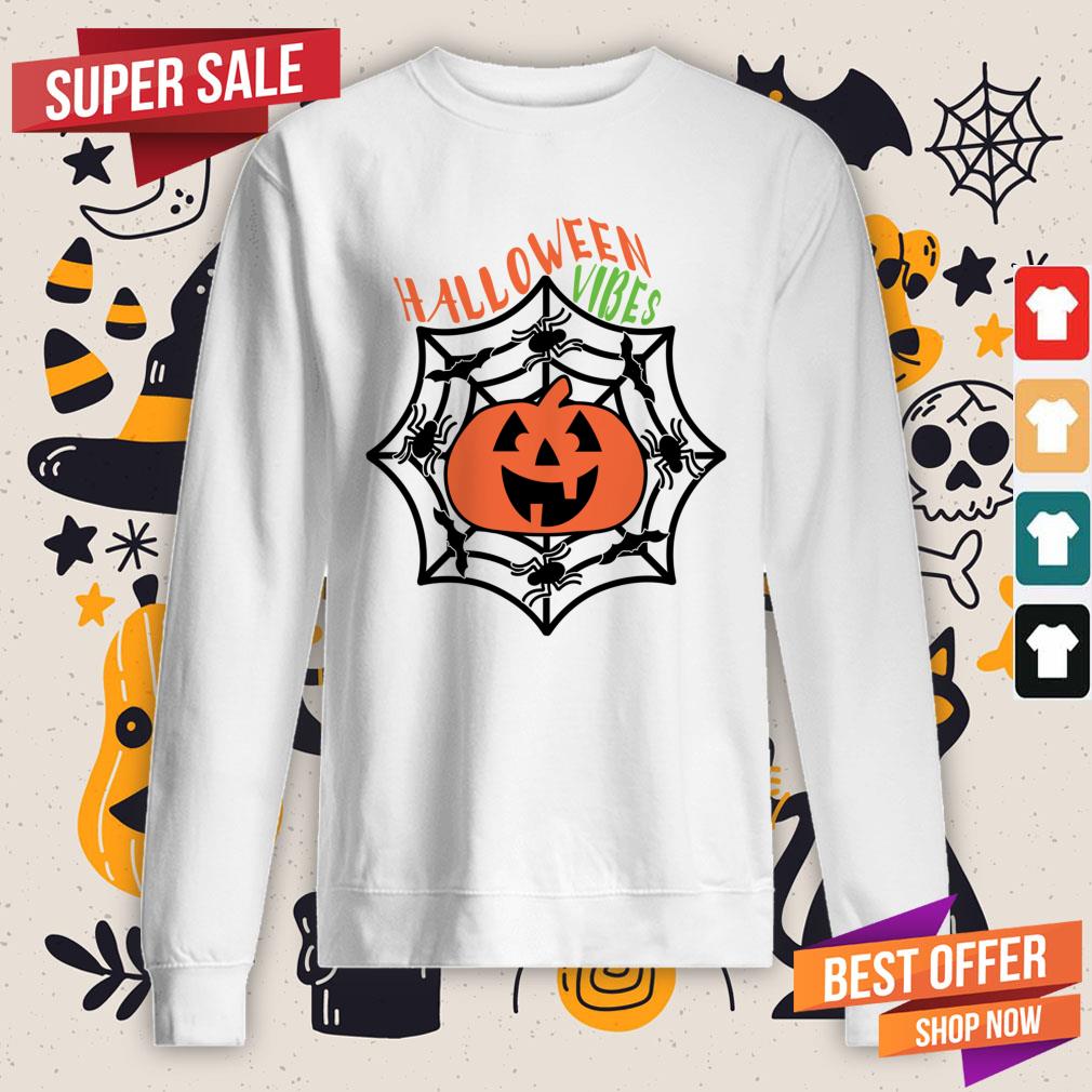 Happy Halloween Vibes Pumpkin Shirt